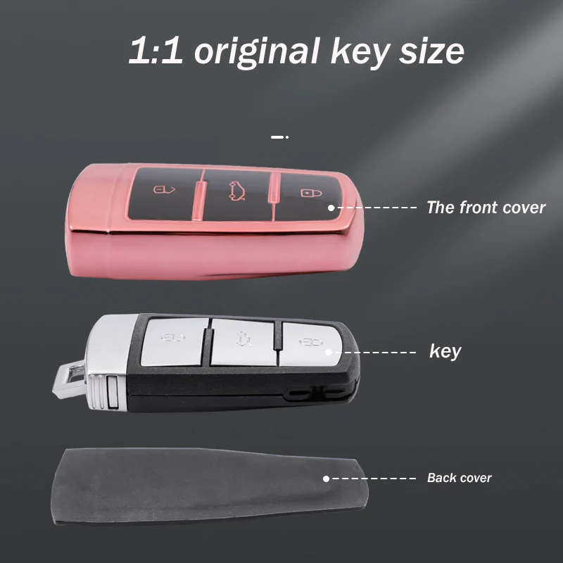 Чехол для автомобильного ключа YHC мягкий резиновый защитный чехол