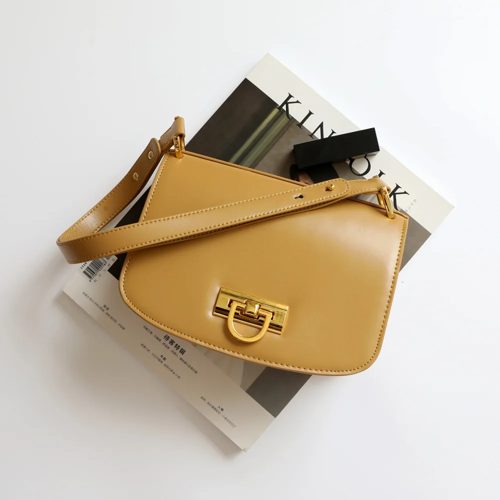 

Genuine Leather Women Small Shoulder Bag Lady's Vintage Messenger Black Fashion Baguette bags Fashion Luxury Handbag Bolsa