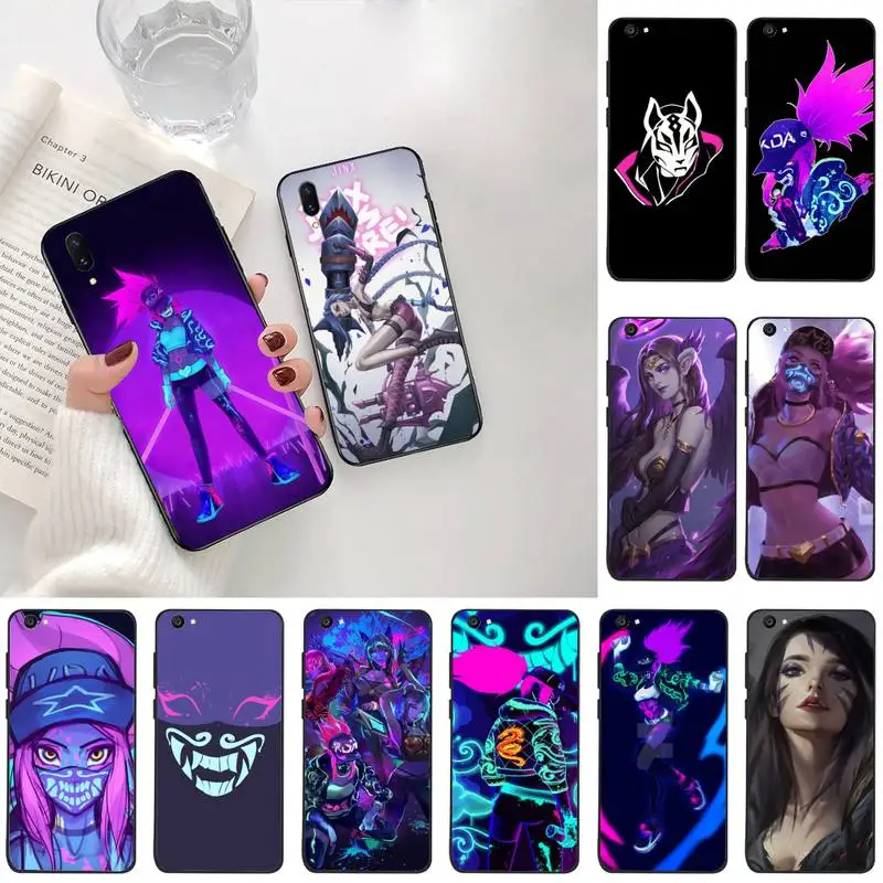 Чехол Лига Легенд черный мягкий чехол для телефона Vivo Y91c Y17 Y51 Y67 Y55 Y93 Y81S Y19 V17 vivo