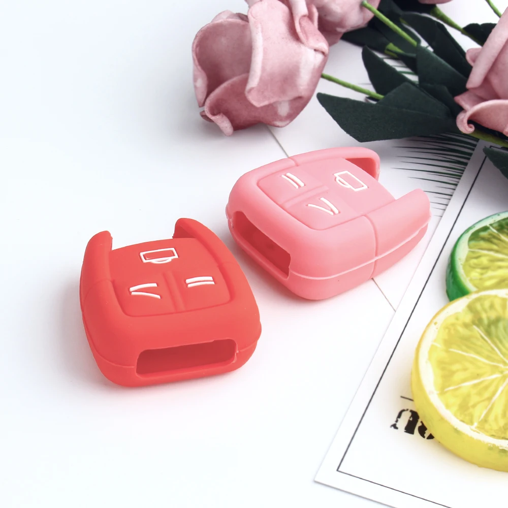 KEYYOU 3 кнопочный чехол для дистанционного ключа от машины силиконовый Opel VAUXHALL VECTRA