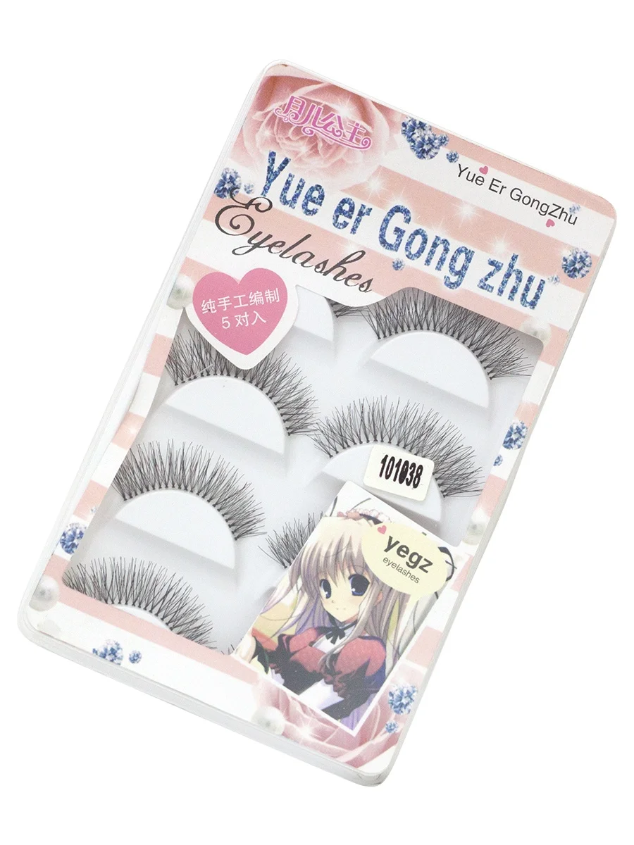 

5 Pairs Handmade Natural Fashion Long Fake Eyelashes Eye Lashes Fake Eyelashes Makeup Tools Mink Natural Thick cilios postiço