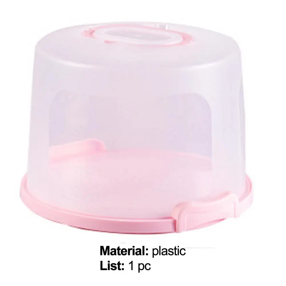 Практичный Водонепроницаемый Пластиковый портативный контейнер для тортов