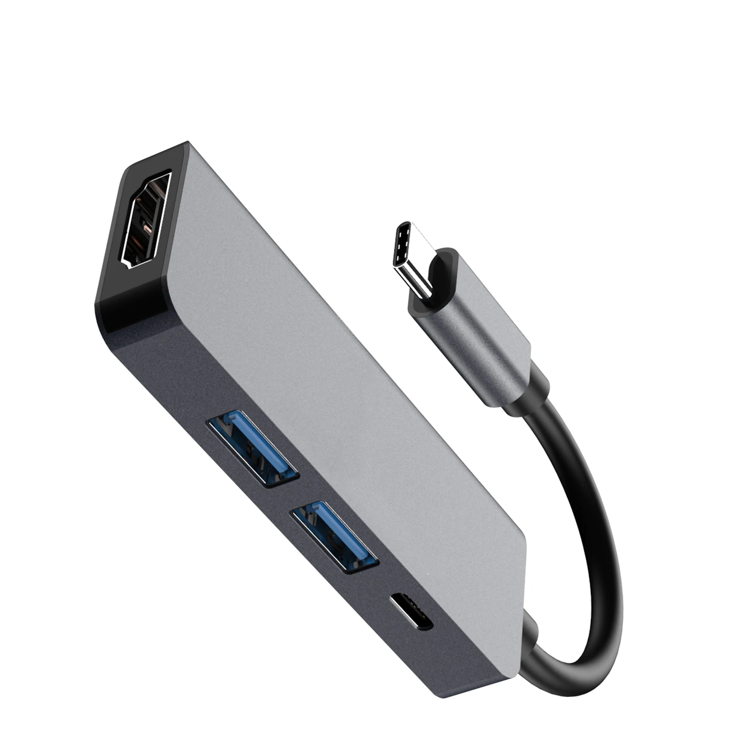Адаптер USB Type C многопортовый адаптер HDMI выход Gigabit Ethernet SD + Micro карта | Электроника