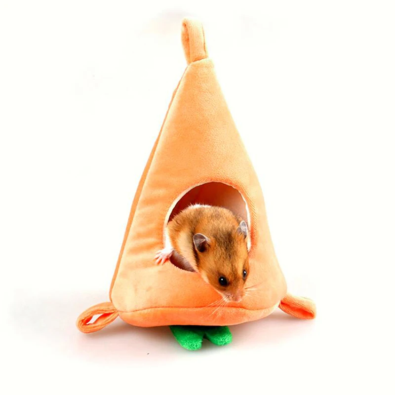 

Cute Small Pet Hamster Soft Comfortable Nest Plush Hanging Hammock Nest House Sleeping Bed Warm Nest Pet Products