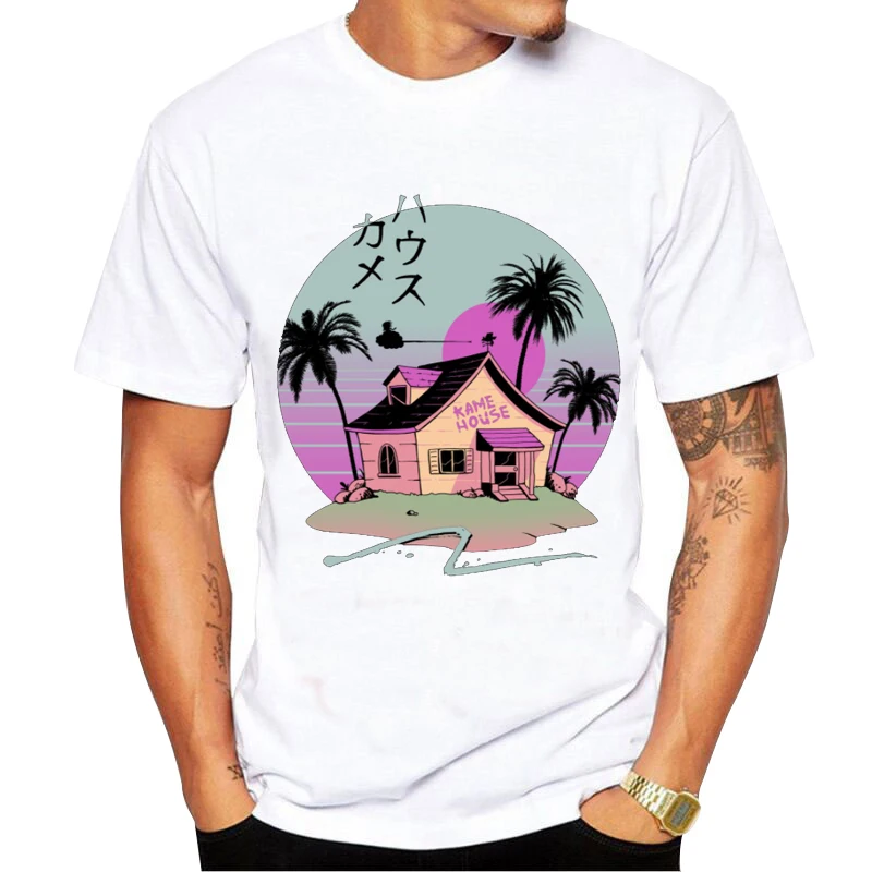 

Desgin Funny breathable Men's Tshirt fashion vintage top steam wave streetwear print short sleeve Man T shirts