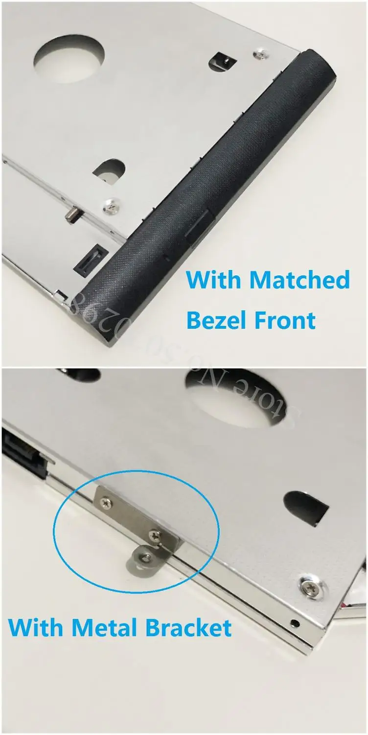 Передняя Лицевая панель лицевая 2-й SATA 3 0 2 5 дюйма жесткий диск HDD SSD оптический Caddy