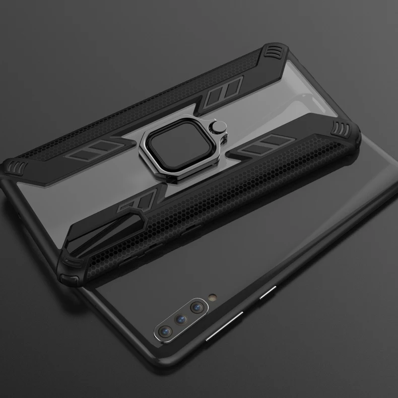 KEYSION противоударный бронированный чехол для samsung Galaxy A50 A30 A20 A10 M20 стенд автомобильному кольцу, чехол для телефона для samsung S10 S10e A9 A7