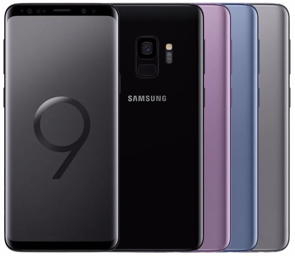 Смартфон samsung Galaxy S9 G960U LTE, четыре ядра, 5,8 дюйма, 4 Гб ОЗУ, 64 Гб ПЗУ, NFC, 3000 мАч, Snapdragon 845, отпечаток пальца