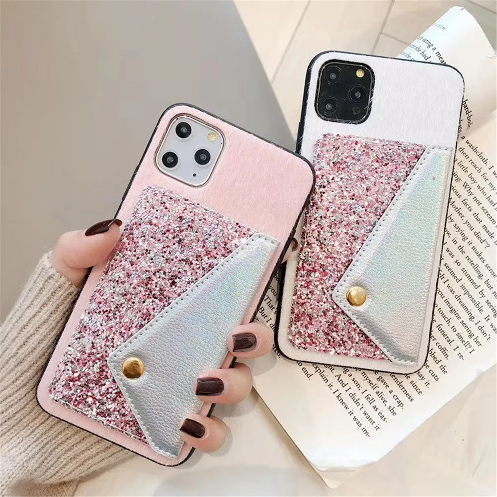 Для iPhone SE 2020 11 Pro MAX Bling Card wallet сумка держатель подставка чехол для телефона 6 7 8 Plus XS