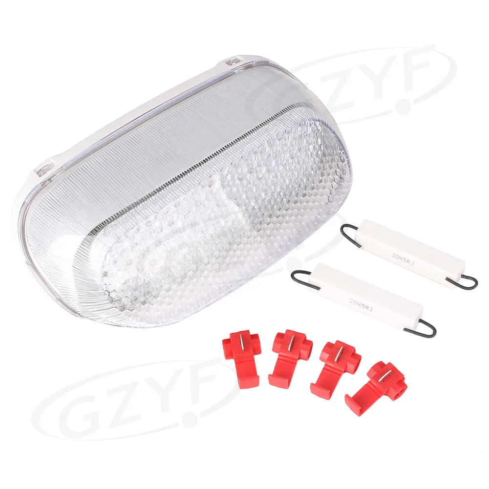 

E-Mark Motor LED Taillight Integrated Blinker Turn Signals Tail Light For Kawasaki ZZR600 ZZR250 ZX600E ZX11R ZX11 Custom