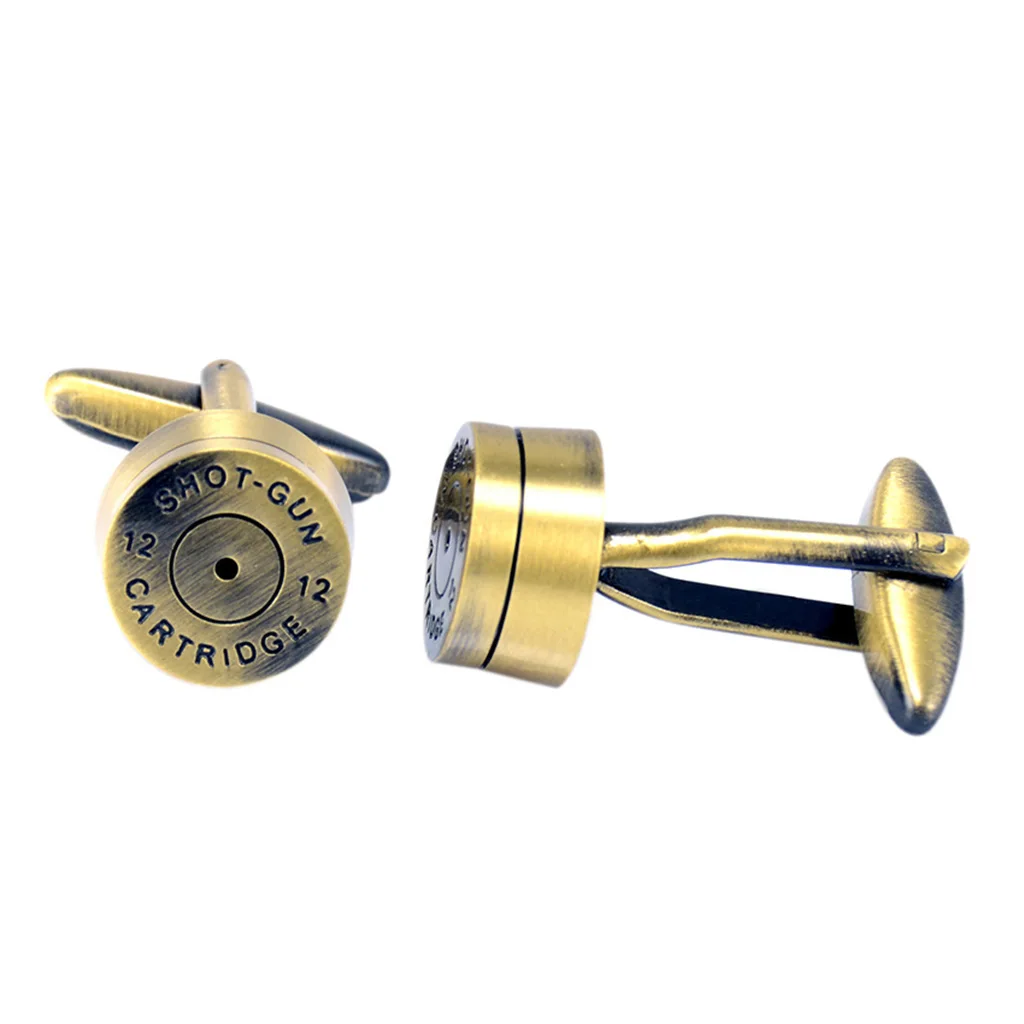Vintage Bullet Design Cufflinks Mens Shirt Business Cuff Link Wedding Gift | Украшения и аксессуары