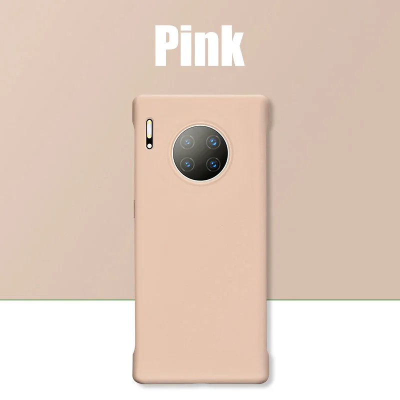 Чехол для телефона ZNP для huawei mate 20 10 30 P10 P20 P30 Pro Lite P Smart Z, жидкий силиконовый чехол для Honor 8x9 10 20 Lite Play - Цвет: Розовый