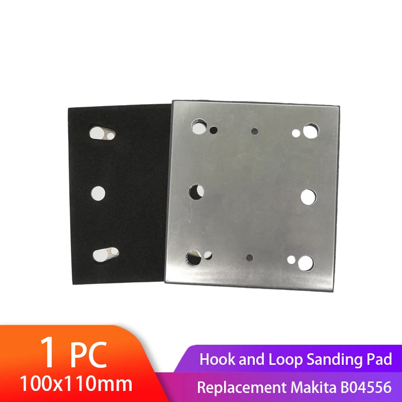 

1 шт. квадратная шлифовальная подушечка 4‐1/2 дюйма x 4 дюйма PSA с 6 отверстиями, сменная подушечка, предназначенная для заправленного использования, 4–1/2 дюйма x 5–1/2 дюйма.