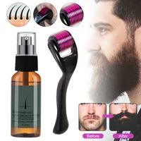 beard growth kit natural beard growth serum promote beard regrowth full thick for men