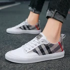 Кроссовки мужские вулканизированные, модная дышащая обувь для скейтборда, холщовые кеды, повседневная обувь