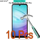 Закаленное стекло для Blackview Oscal C20Pro, твердость 9H, 2.5D, 10 шт.лот