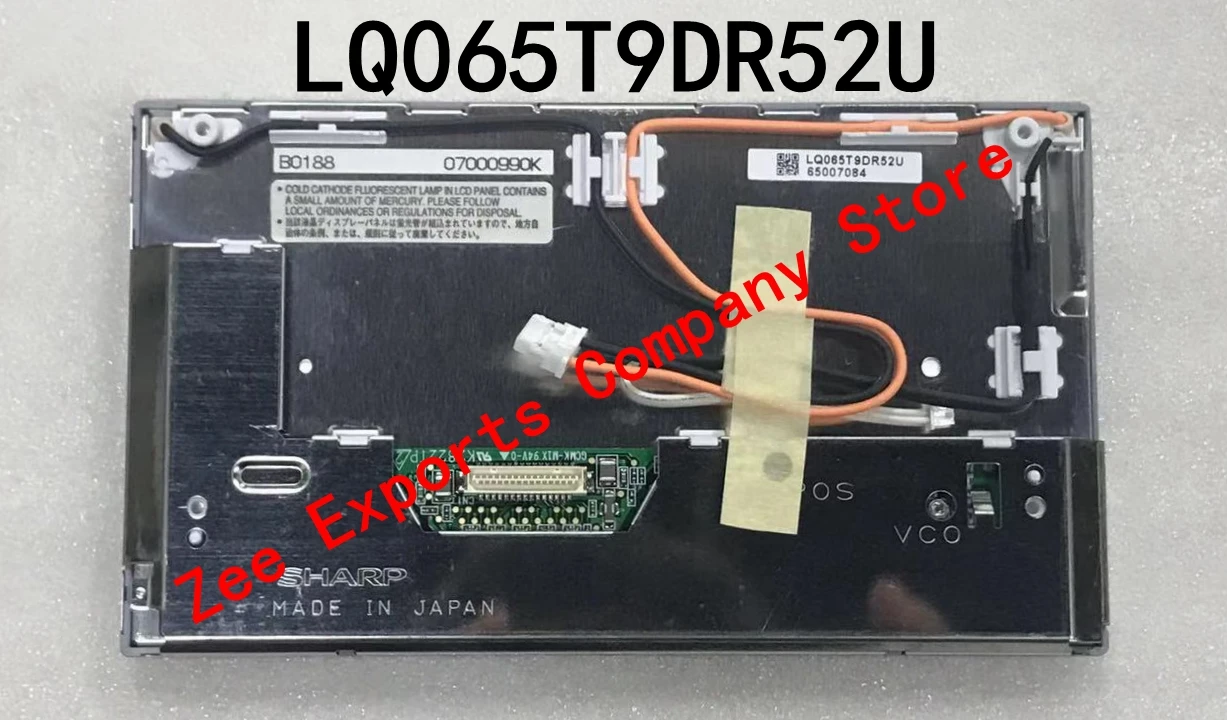 

6.5 inch LQ065T9DR52U 400*240 LCD Screen Display Panel 100% tested,For Car GPS Navigation