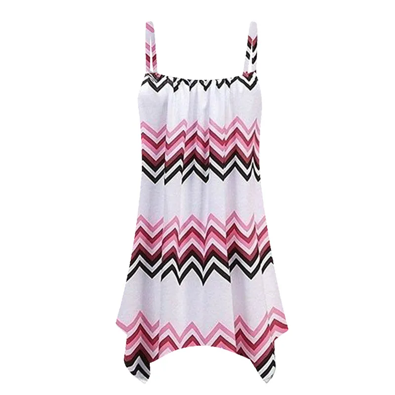 

Свободная пляжная женская футболка, женская рубашка, женская летняя футболка без рукавов с цветочным принтом, повседневный Топ, богемная од...