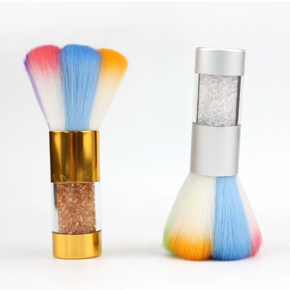 1 Pc Rainbow Cleaners Nail Art Brushes For Dust Collector Nails Professional Equipment Manicure Vacuum Cleaning Brush Tools | Красота и