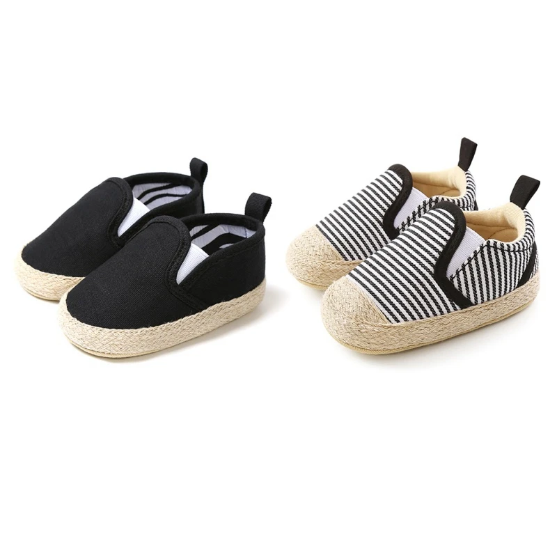 

Infant Baby Boy Shoes Sole Soft Shallow Solid Footwear For Newborns Toddler Crib Shoes 7