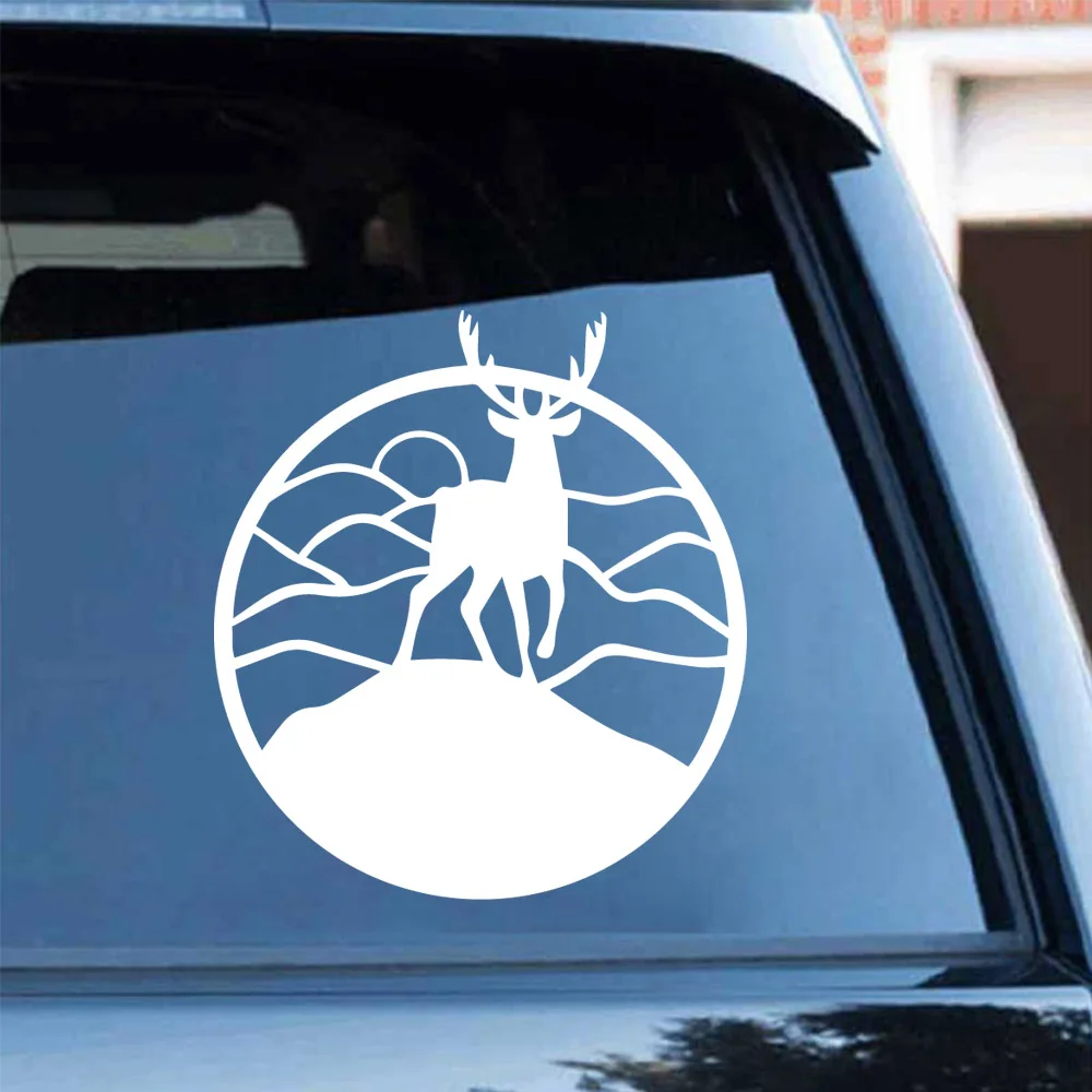 

Hot Mountain Animal Stickers Car Styling Engine Hood Motorcycle Decal Decor Mural Vinyl Covers Autosticker Car-Styling