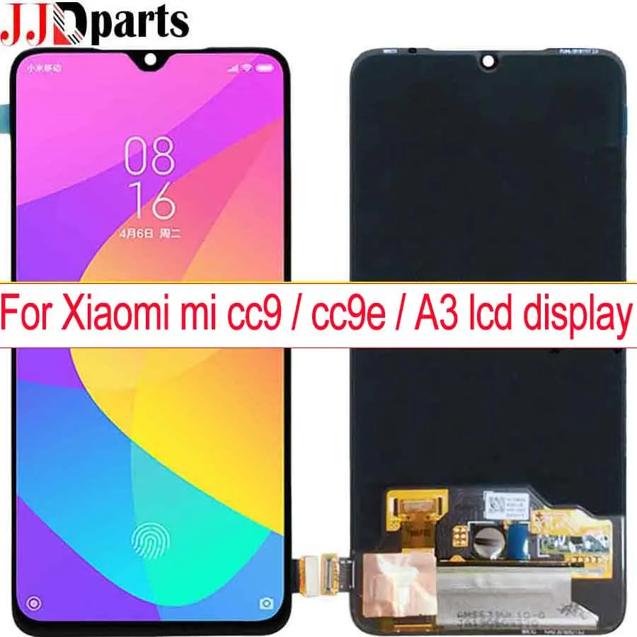 Super AMOLED xiaomi CC9 cc9e ЖК-дисплей mi cc9 lite кодирующий преобразователь сенсорного экрана в сборе запасные части для xiaomi mi a3 lcd