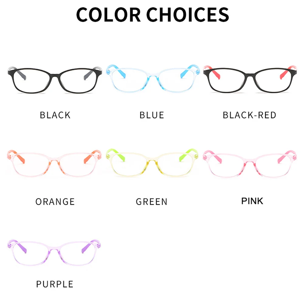 

LongKeeper Square Blue Light Blocking Kids Glasses 2020 Children Optical Frame Boy Girl Computer Pink Transparent Eyeglasses