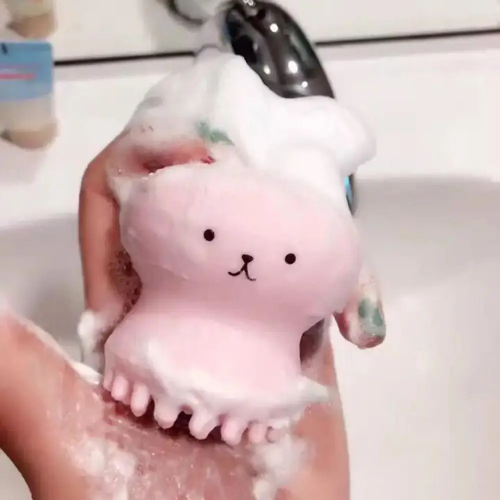 Розовая силиконовая Очищающая щетка для лица очищающее средство очиститель пор