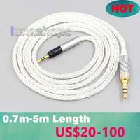 8 core silver plated occ earphone cable for sennheiser hd598 hd559 hd569 hd579 hd599 hd558 hd518 ln006530