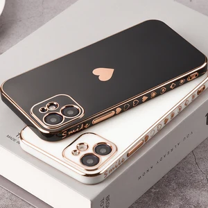 solid plating lens protection phone case for iphone 12 11 pro max x xr xs max 7 8 6 6s plus se 3 2022 13 pro max soft cover case free global shipping
