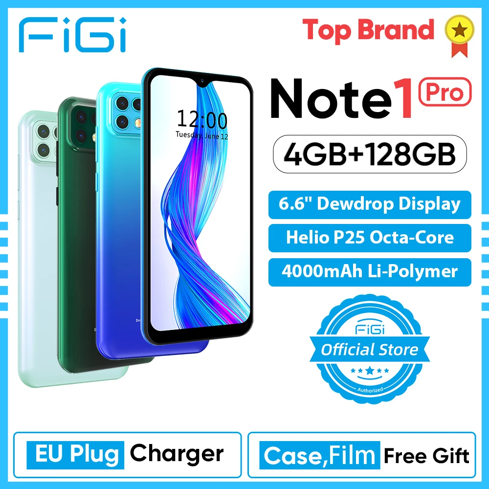 FIGI Note 1 pro 4000 мАч батарея Helio P25 Восьмиядерный 4 Гб 128 мобильный телефон 16 МП Тройная