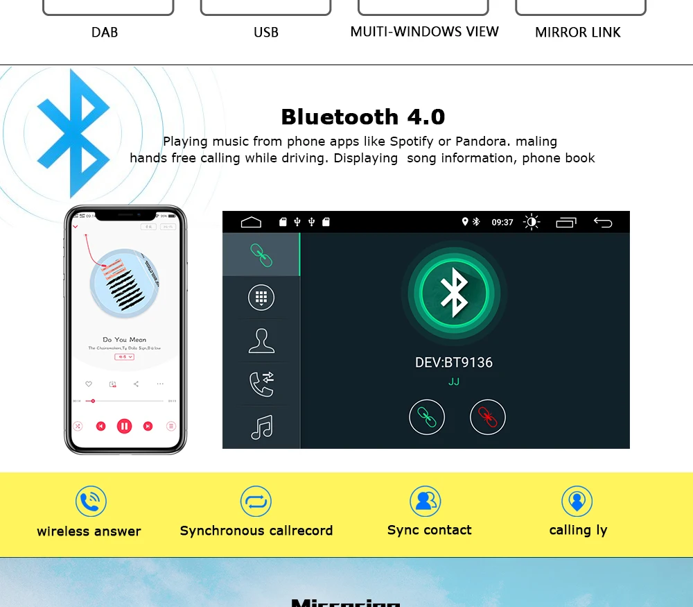 Android 9,0 2 din автомагнитола gps DVD для Ford Focus 2 Ford Fiesta Mondeo 4 C-Max S-Max Fusion Transit Kuga мультимедийная навигация