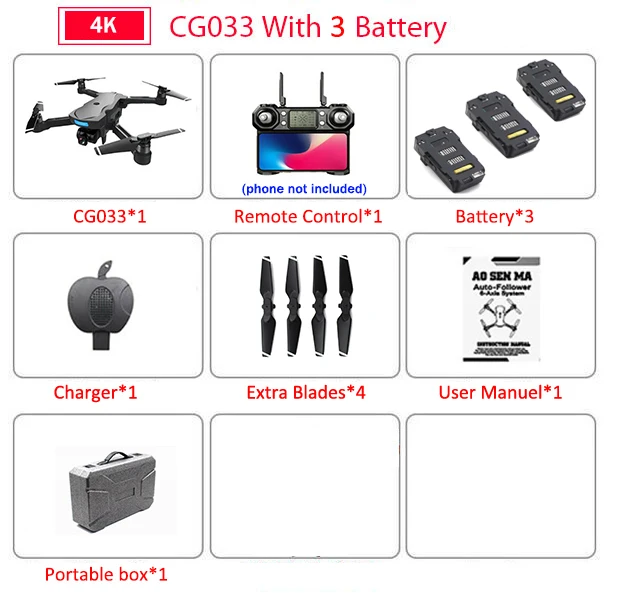 3b PB CG033 бесщеточный FPV Квадрокоптер с 4K UHD Wifi Gimbal камера RC вертолет складной Дрон gps Дрон детский подарок VS F11 ZEN K1 - Цвет: 3b PB