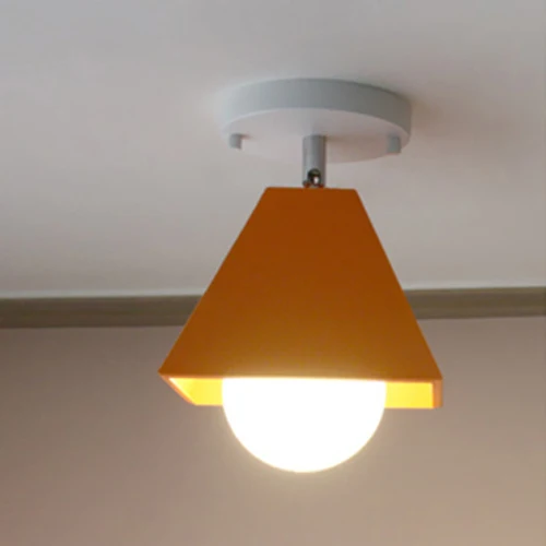 Orange Lamp Потолочный светильник для гостиной, лампа для детской комнаты, светильник для спальни, цветной креативный потолочный светильник, светильник для кухни - Цвет корпуса: Orange Lamp