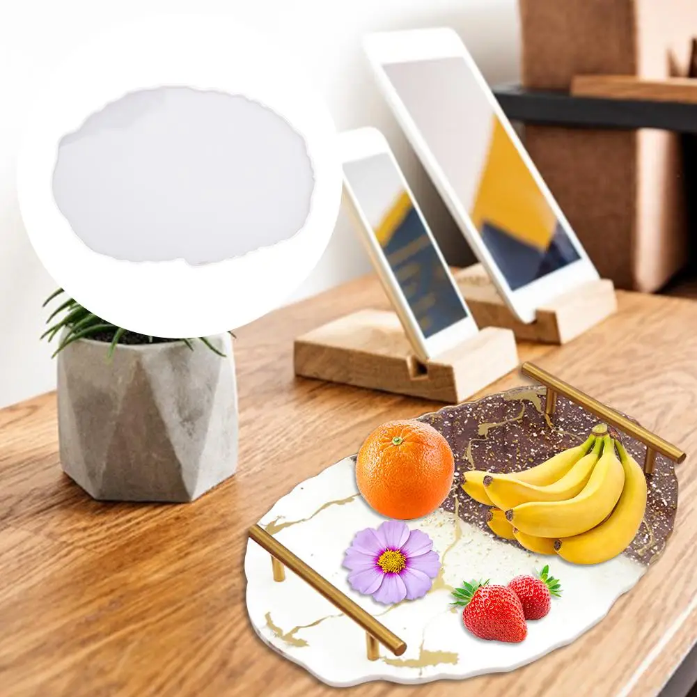 Форма для смолы сделай сам прозрачная эпоксидная форма фруктов подставка чайной