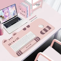 cute cat mouse pad table pad wrist thickened computer keyboard pink girl office wrist non slip table mat office supplies