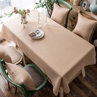 nordic style pastoral tablecloth anti skid anti collision table cloth home decoration wedding party picnic table covers