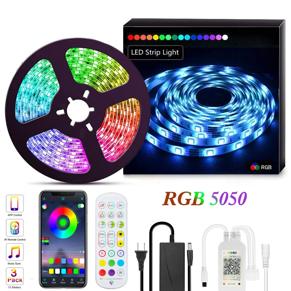 

Светодиодная лента 5050 SMD 300, 5 м, 10 м