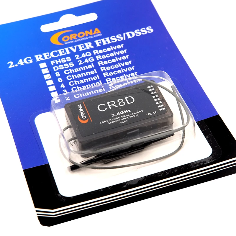 ресивер corona cr3dcr4dcr6dcr8d 24 ггц 3 канала 8 ка