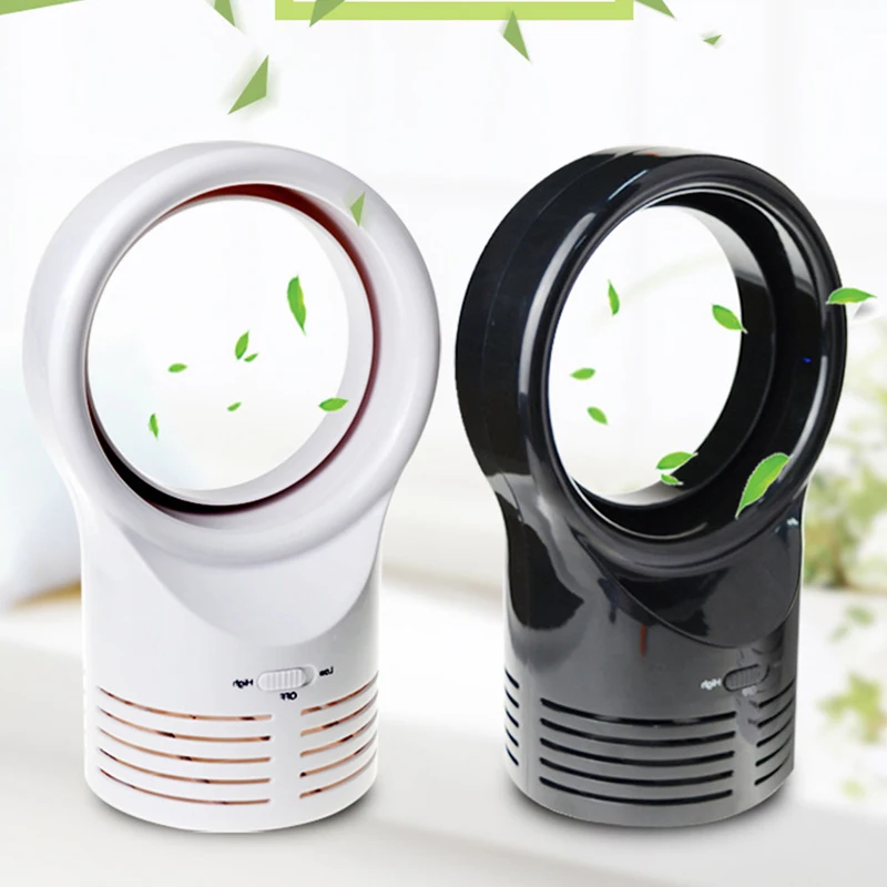 Электрический вентилятор Bladeless портативный охлаждающий мини-портативный с