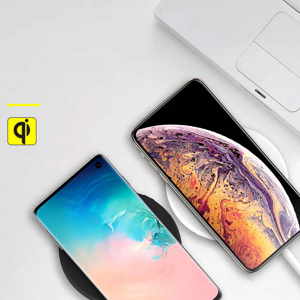 QI Wireles быстрое зарядное устройство Подставка для зарядки док станция iPhone Samsung 7 5 W