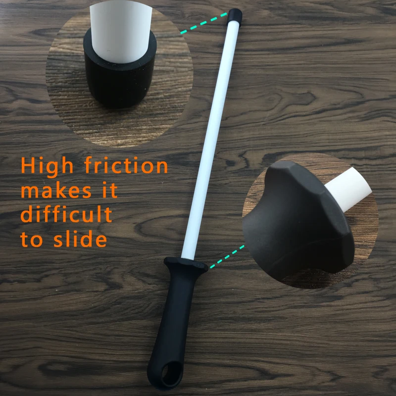 

12 Inch Sharpening Rod Sharpener Bar Grindstone Professional Sharpening Steel Carbon Steel Knife Sharpener Stone Tools