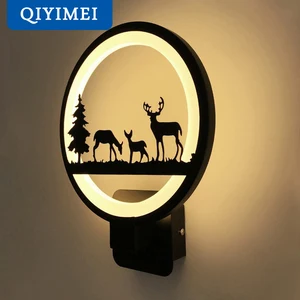 Светодиодный настенный светильник 12 Вт черный акриловый для гостиной рядом с комнатой Luminarias светодиодный бра для ванной комнаты настенный светильник светодиодный Блеск для дома Dero