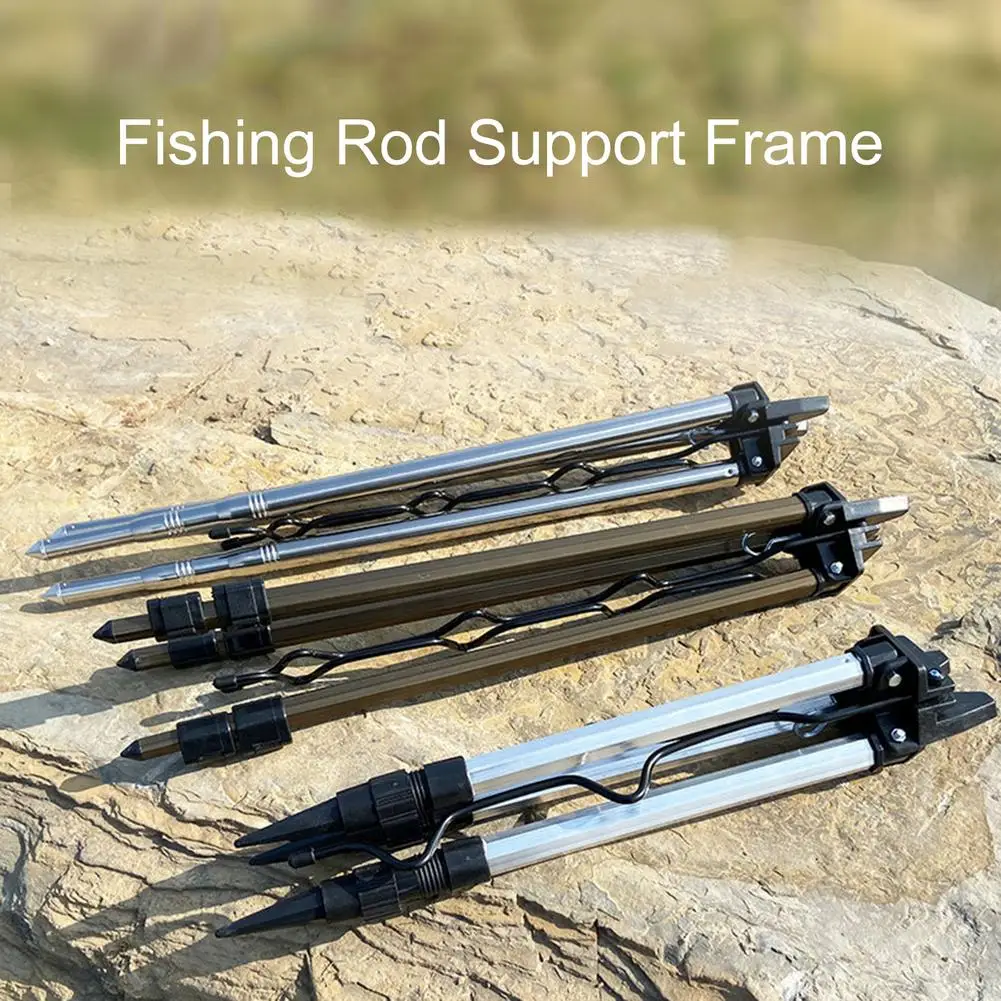 

Fishing Rod Holder For Aluminum Telescopic Tripod Fishing Poles Fishing Tackle Bracket Rod Holder For Fishing Tackle
