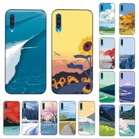 maiyaca hand painted landscape phone case for samsung a51 01 50 71 21s 70 10 31 40 30 20e 11 a7 2018