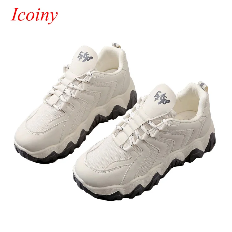 Women Showa 2020 Spring Casual Shoes Ladies Flats Platforms Female Creeper Harajuku Zapatos Mujer Sport 38 39 40 | Обувь