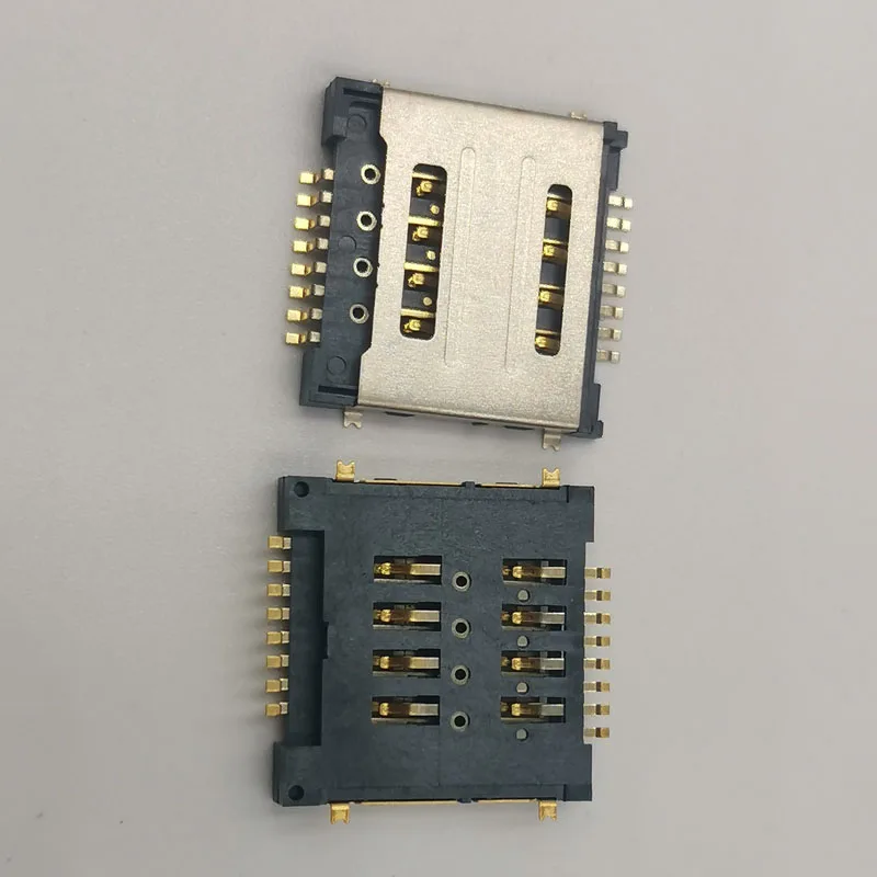 

2Pcs Sim Card Reader Slot Tray Holder Connector Socket For Jiayu G2 G2S Huawei Y320 G730 Y325 Y518 G600 Motorola Moto EX223 Plug