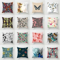 beautiful butterfly throw case cushion decor polyester waist sofa 18 pillow home cover
