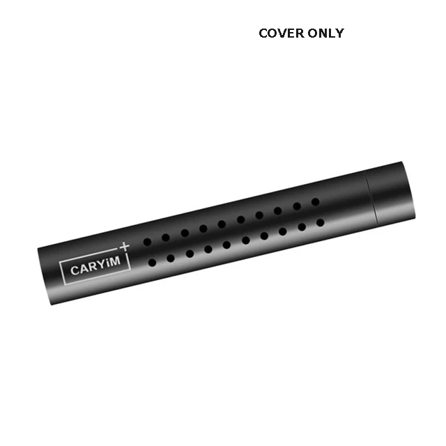 Black cover only Освежитель воздуха с ароматом, портативный дезодорант, крепление на клипсе, домашний, натуральный, автомобильный, на выходе, мини, долговечный диффузор, безопасный, твердый парфюм - Название цвета: Black cover only