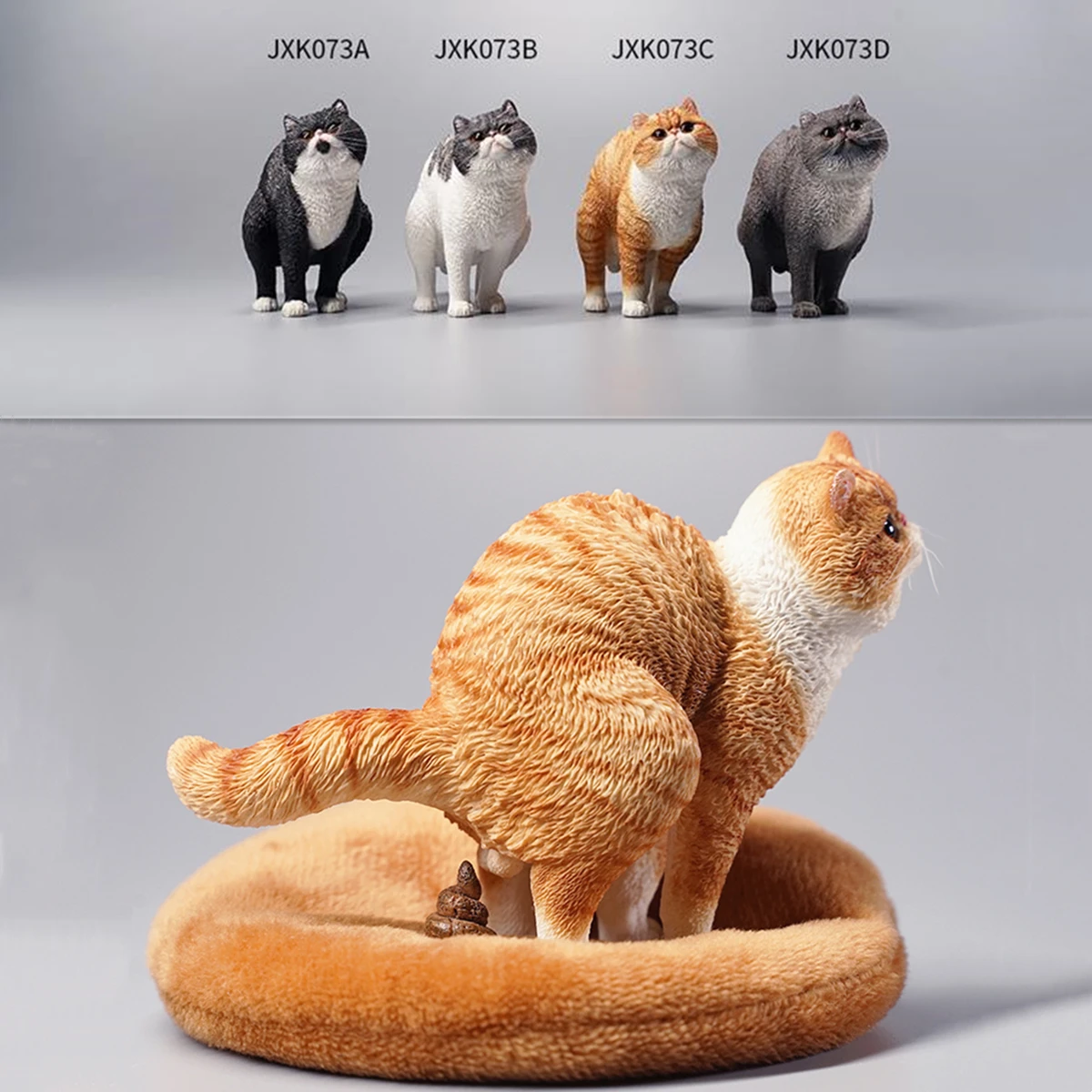 

JXK 1/6 полуприседающая экзотическая модель милый питомец кошка фигурка животного декоративная игрушка Креативные украшения для детей взрослых детей подарок на Рождество